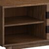 Clarkson - Low TV Stand - Rustic Natural Aged Brown - Image 7