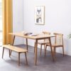 Dining / Table Bench For Living Room - Natural Oak - Image 11