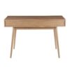 Pebble - Contemporary Double Desk - Natural / White - Image 4