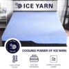Refresh - 12" Queen Size Flex Head Memory Foam Hybrid Mattress & Adjustable Base Bundle - Blue - Image 10