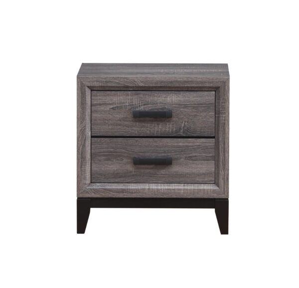 Mirage - Nightstand - Foil Gray