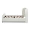 Fontana - Queen Wingback Upholstered Platform Bed Frame - Antique White - Image 2