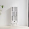 Draper - Mid Century Bookcase And Storage Unit - White - Image 12