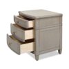 Dauphin - 3 Drawer Accent End Table - Merino White - Image 4