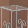 Accent Table, Side Tempered Glass, Transitional - Silver - Image 2