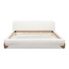 Alpine - King Puffy Modern Platform Bed - Ivory White - Image 8