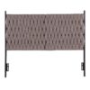 Braided Matisse - Queen Size Headboard - Black / Gray - Image 4
