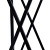 Decorative Firewood Storage Log Rack Holder For Outdoor Indoor Fireplace Fireplace Storage Log Rack Holder Wood Storage Logs Holder Fireside Holders - Black - Image 5