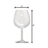 Leadingware Plastic Wine Glasses (Set of 4), Unbreakable Bpa Free Tritan 23Oz - Clear - Image 2