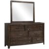 Dresser Cedar Lined Bottom Drawers - Antique Brown - Image 2