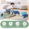 Soft Climb And Crawl Foam Playset 6 In 1, Soft Play Equipment Climb And Crawl Playground For Kids, Kids Crawling And Climbing Indoor Active Play Structure - Colorful - Image 6