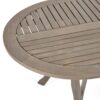 Acacia Wood Dining Table Stylish Outdoor Table - Gray - Image 8