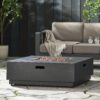 Wellington - Stylish Square Fire Pit Iron For Outdoor Warmth - Brown / Gold - Image 8