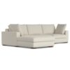 Charlie - Deep Seater Left Sectional Sofa - Cream - Image 3