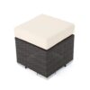 Santa Rosa - Outdoor Ottoman With Water Resistant Cushion - Multi Brown / Beige - Image 5
