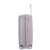 Expandable Hardshell Suitcase Double Spinner Wheels Pp Luggage Sets Lightweight Durable Suitcase With Tsa Lock, 3 Piece Set (20/24/28) - Greige - Image 14