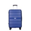 Hardshell Suitcase Spinner Wheels Pp Luggage Sets Lightweight Suitcase With Tsa Lock, 3 Piece Set (20/24/28) - Navy - Image 9
