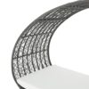 Abigal - Outdoor Wicker Daybed With Cushion - Gray / White - Image 8