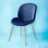 Chuchip - Side Chair (Set of 2) - Blue / Gold - Image 3