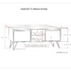 Hunter - TV Media Stand - Natural - Image 9