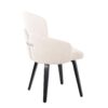Dahlia - Contemporary Dining Chair (Set of 2) - Black / Cream - Image 4