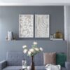 Shadow Box Wall Decor (Set of 2) - White - Image 8