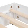Queen Size Storage Platform Bed With 2 Big Drawers Twin Size Trundle - White - Image 8