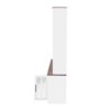 Wall Unit Entertainment Center With Bookshelves For TVs Up To 80", Modern TV Stand Media Console With Cabinets, Tempered Glass Doors And Adjustable Shelves For Living Room - White - Image 23