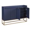 Modern Sideboard Elegant Buffet Cabinet With Large Storage Space For Dining Room, Entryway - Navy - Image 12