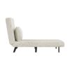 3 In 1 Foldable Linen Chaise Lounge With Adjustable Backrest Footrest & Detachable Pillow Convertible Chair Bed Accent Chair Small Space Sofa Bed For Living Room Bedroom And Office - Beige - Image 11