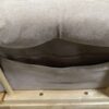 Rehan - Microfiber Glider Chair With Ottoman - Taupe - Image 4