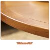 2 Piece Modern Farmhouse Living Room Coffee Table Set, Stylish And Elegant Nesting Round Wooden Table, Side End Table Set For Living Room - Brown - Image 10