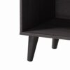 Amidon - TV Stand For Tvs Up To 47.3", With 2 Storage Shelves & 1 Cabinet, Modern Entertainment Centre For TV In Living Room - Dark Gray / White - Image 2