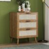 3 Drawer Cabinet, Suitable For Bedroom, Living Room, Study - Walnut - Image 4