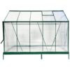 6.3'*10.2'*7' Polycarbonate Greenhouse, Heavy Duty Outdoor Aluminum Walk-In Green House Kit With Rain Gutter, Vent And Door For Backyard Garden - Green - Image 17