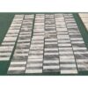 Waterjet Marble 2 Color Marble For Floor And Wall Polished Marble Tile Stone 1 Box Each Pattern 4 Pieces - White / Gray - Image 7