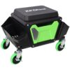 Heavy Duty Mechanic Stool With Wheels And Soft Rubber Cushion And 330Lbs Capacity - Green - Image 10