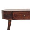 Rounded Small Console Table - Caramel - Image 9