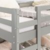 Classic Twin Over Twin Bunk Stackable Bed Frame - Gray - Image 6