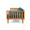 Claremont - 3 Seater Daybed Acacia Wood Water Resistant Cushions - Teak - Image 8
