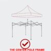 10 0 Ft Canopy Replacement Top With 4 Pack Weight Bags Pop Up Tent Cover Only Frame Not Included - White - Image 2