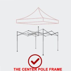 10 0 Ft Canopy Replacement Top With 4 Pack Weight Bags Pop Up Tent Cover Only Frame Not Included - Gray