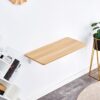 Laundry Room Folding Table Wall Mounted Folding Table For Small Spaces, Fold Down Desk, Workbench, Addition To Garage & Shed - Burly Wood - Image 10