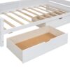 Twin Size Daybed With 2 Drawers And All In One Cabinet And Shelf - White - Image 10