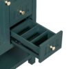 Transitional Style Bathroom Vanity Cabinet Combo With Ceramic Sink - Green - Image 18