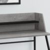 Computer Desk For Home Office, Laptop, Storage Shelves - Gray - Image 8