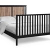 Connelly - 4 In 1 Convertible Crib - Black / Vintage Walnut - Image 6