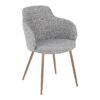 Boyne - Contemporary Chair (Set of 2) - Antique Copper / Dark Gray - Image 2