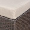 Santa Rosa - Outdoor Ottoman With Water Resistant Cushion - Multi Brown / Beige - Image 6