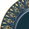 Polypropylene Charger Plate (Set of 8) - Blue / Gold - Image 4